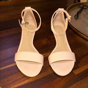 Talbots Blush Ankle-Strap Open-Toe Heels